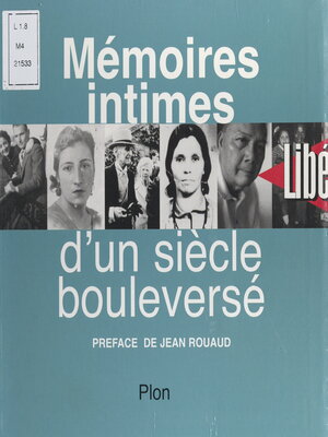 cover image of Mémoires intimes d'un siècle bouleversé